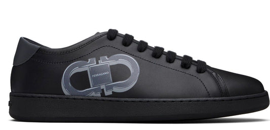 Ferragamo Doble Gancini Negro